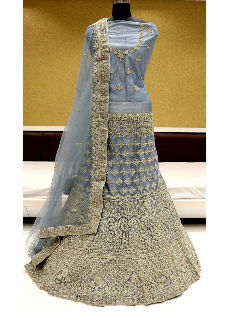 Spark vol 1 Heavy Net and Jarkan stone Designer Party wear Lehenga Choli
